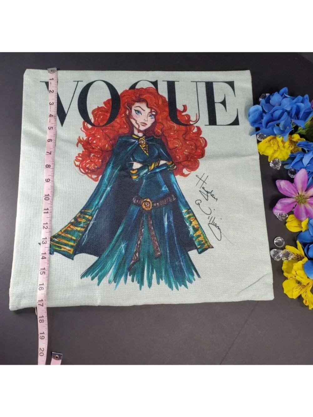 Merida Throw Pillowcase Home Decor Princess Sham Accent Pillow Cushion Cover